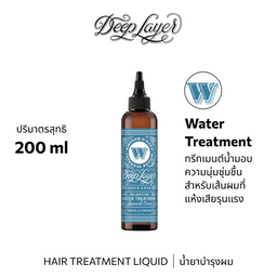 b-ex Deep Layer B Water Treatment liquid for hair, showing the 200mL bottle and application instructions in the image.