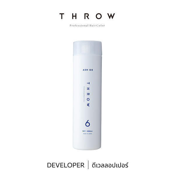 B-ex Throw ASH Oxidizer 6 developer bottle, 1000mL container with label and cap, used for photographic processing.