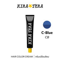 b-ex KIRATERA Color CB 100g hair color cream tube in vibrant shade with packaging details visible
