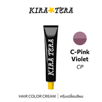 b-ex KIRATERA Color CP 100g hair color cream in shade 6, showing the tube with vibrant hair dye formula
