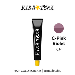 b-ex KIRATERA Color CP 100g hair color cream in shade 6, showing the tube with vibrant hair dye formula