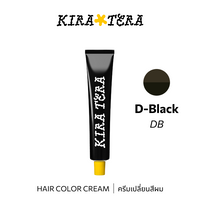 B-ex KIRATERA Color DB hair color cream in 100g, vibrant dye with creamy texture and rich color for hair coloring.
