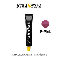 b-ex KIRATERA Color FP hair color cream in 100g, showing vibrant cream texture and packaging for hair coloring.