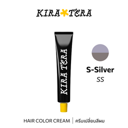 b-ex KIRATERA Color SS 100g Hair Color Cream in a vibrant shade, showing smooth, creamy texture and rich color on the packaging