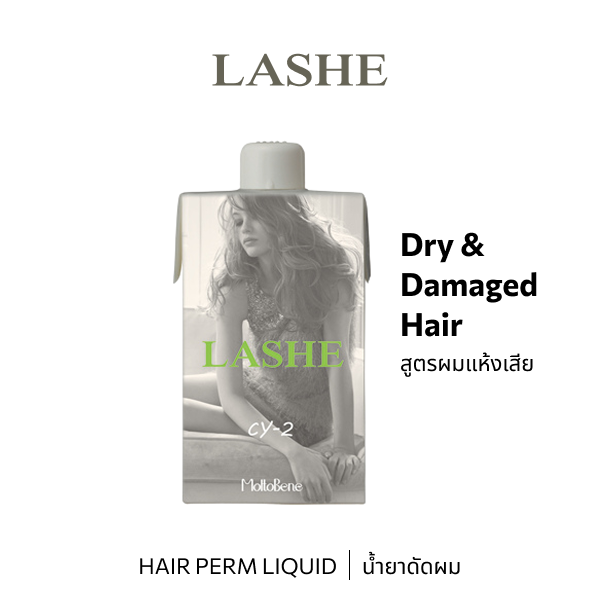 B-ex LASHE CY-2 Hair Perm Liquid in 400mL bottle, professional hair treatment liquid for perming and styling.