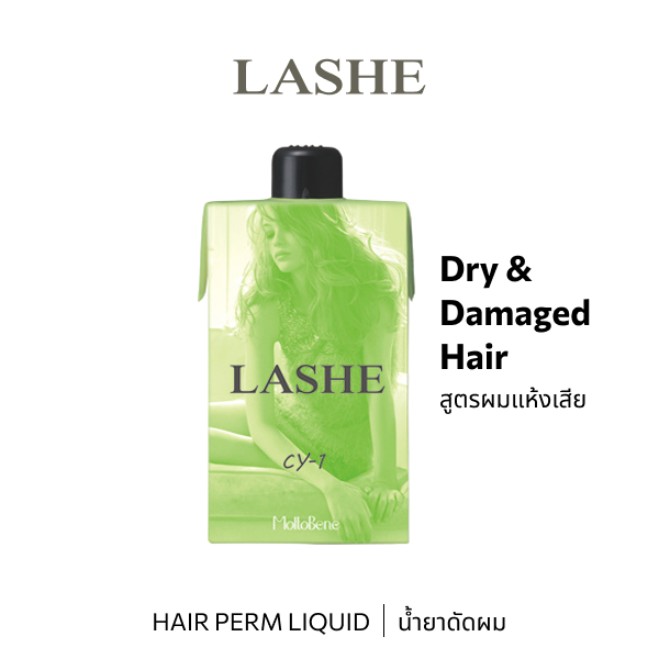 b-ex LASHE CY-1 Hair Treatment Liquid bottle, 400mL size, with product label and clear packaging showing the hair treatment liquid.