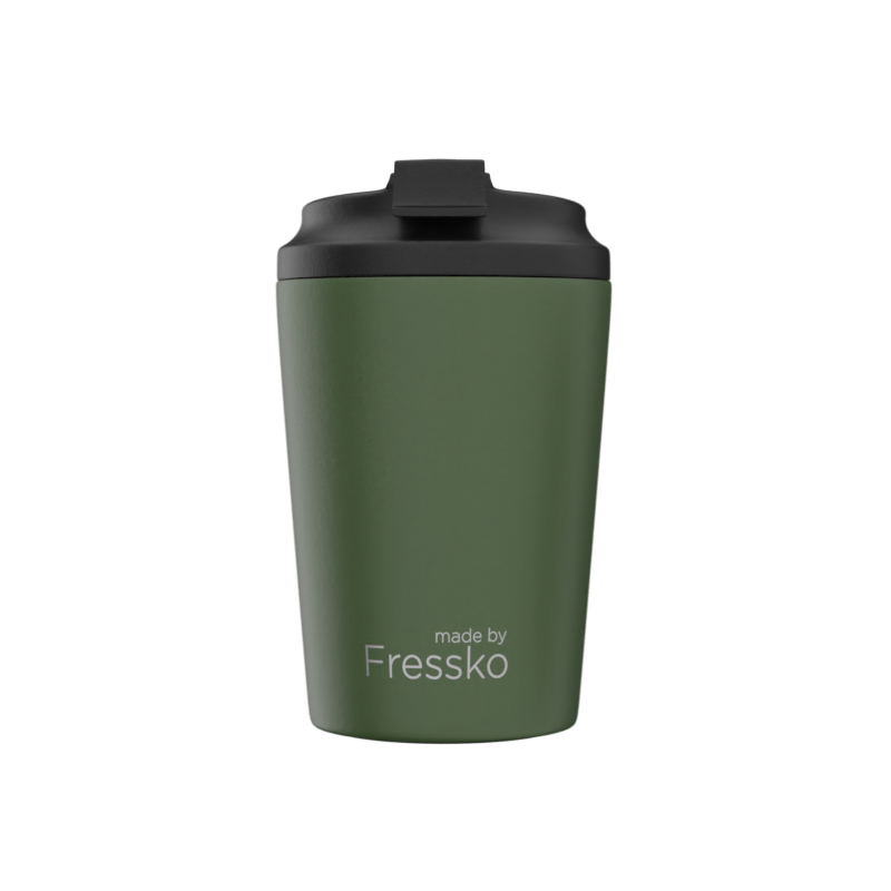 FSKBINKHA230 : Freskko Bino 8oz - Stainless Steel - Khaki