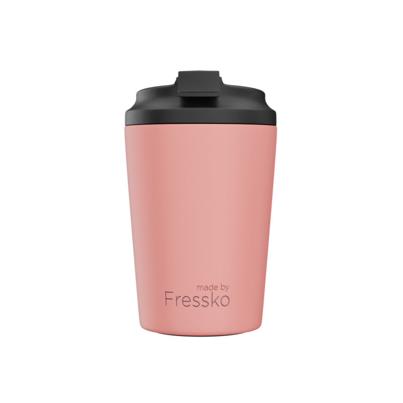 FSKBINPEA230 : Fressko Bino 8oz - Stainless Steel - Peachy