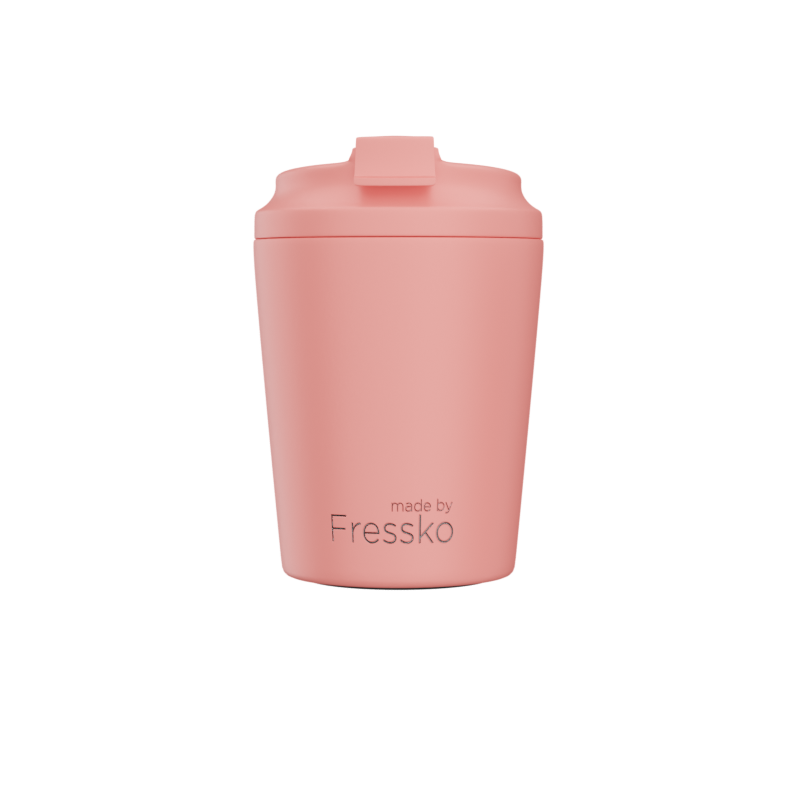 FSKPICPEACHY : Fressko Piccolo 4oz - Stainless Steel - Peachy