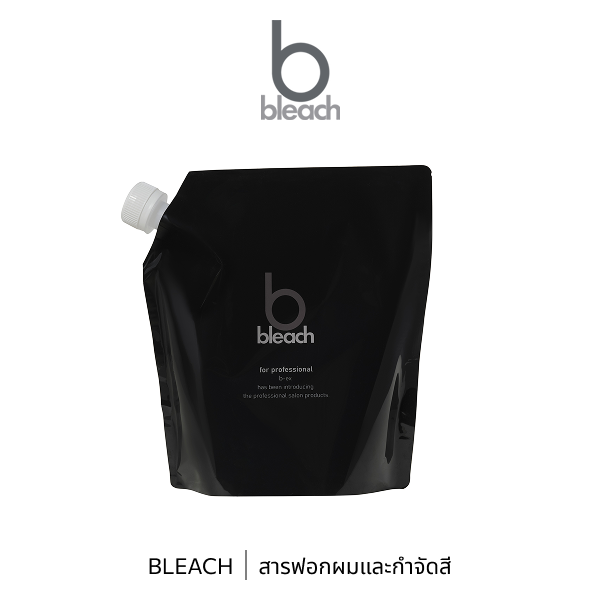 b-ex bleach 500g container showing the white powder inside, used for cleaning and whitening purposes
