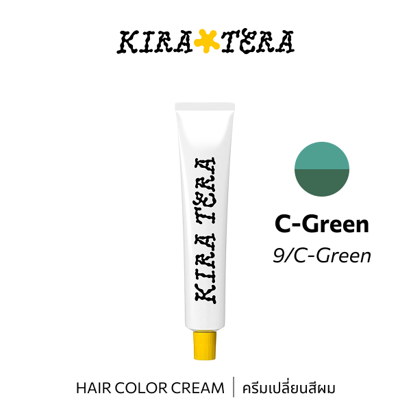 b-ex KIRATERA Color CG/09 hair color cream in 100g, showing vibrant hair dye in a tube with product packaging.