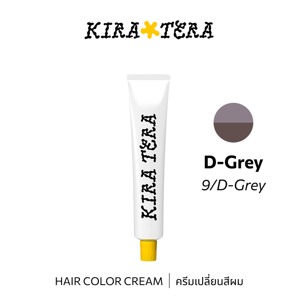 b-ex KIRATERA Color DG/09 hair color cream in 100g tube, showcasing vibrant dark blonde shade with smooth creamy texture