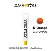 b-ex KIRATERA Color DO/09 100g hair color cream in vibrant shade, shown in a sleek tube with colorful packaging.