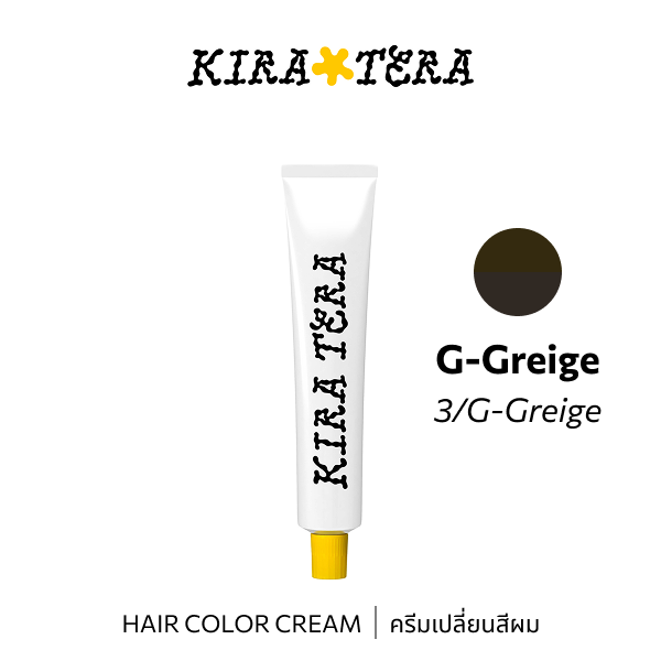 b-ex KIRATERA Color GG/03 hair color cream in 100g jar, showcasing vibrant hair dye with a smooth, creamy texture.