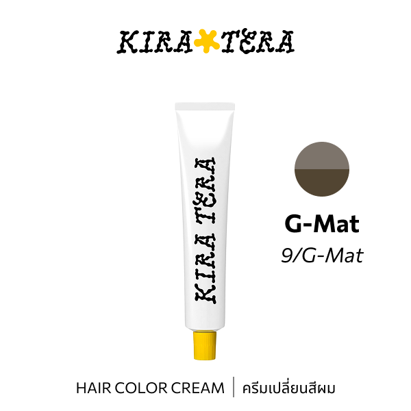 b-ex KIRATERA Color GM/09 hair color cream in a 100g tube, showing vibrant shade and creamy texture for hair coloring.