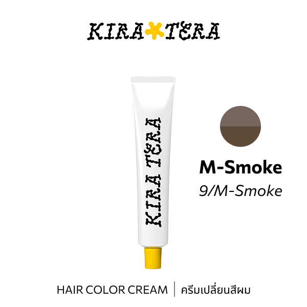 b-ex KIRATERA Color MS/09 hair color cream in 100g, shown in a tube with vibrant hair dye product packaging.