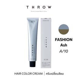 b-ex THROW Color A/10 hair color cream in 100g, vibrant cream for temporary hair coloring, shown in a sleek container.