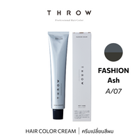 b-ex THROW Color A/07 100g hair color cream tube with vibrant orange shade for bold hair coloring.